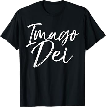 Imago Dei Shirt God's Image Vintage Bold Christian Tee T-Shirt