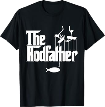 The RodFather - Funny Fishing T-Shirt