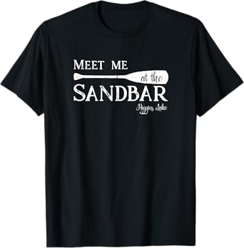 Higgins Lake, Meet me at the Sandbar Michigan Vacation T-Shirt