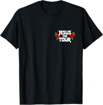 Jesus on Tour TShirt Jesus Freak Funny Christian Youth Group T-Shirt
