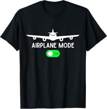Funny Flying Airplane Mode Pilot T-Shirt