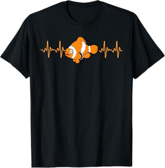 Cool Clownfish Art For Men Women Kids Adult Clown Fish Lover T-Shirt