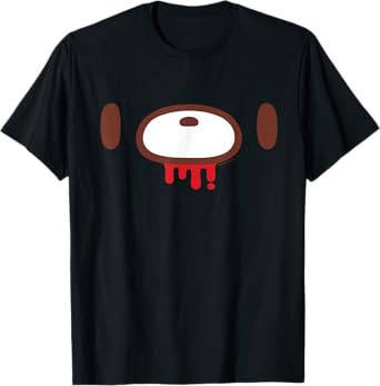 Gloomy Bear The Naughty Grizzly Face Print Anime Manga T-Shirt