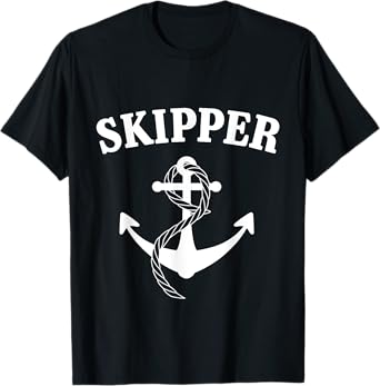 Skipper of the Boat Boating Boater T-Shirt
