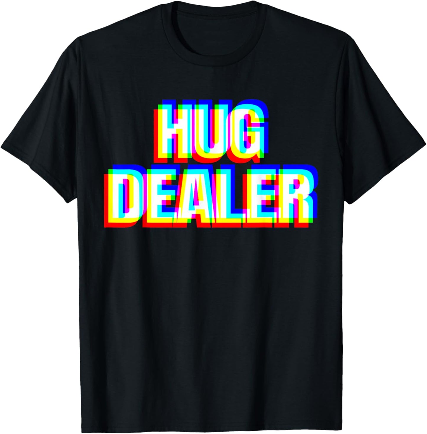 Hug Dealer Trippy Vaporwave Techno Rave EDM Music Party T-Shirt