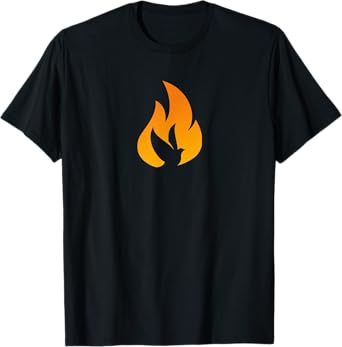Silhouette Dove Flame Fire Pentecost T-Shirt