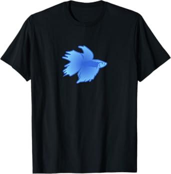 Betta Fish Shirt, Light Blue Funny Cute Pet Owner Gift T-Shirt