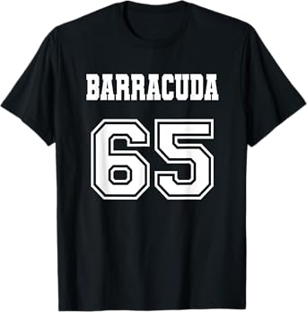 Jersey Style Barracuda 65 1965 Old School Muscle Car Fishing T-Shirt