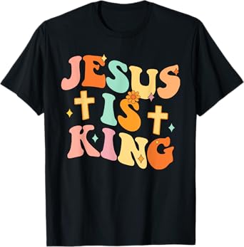 Jesus Is King Youth Toddler Boys Girls Christian T-Shirt