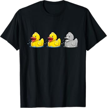Duck Duck Grey Duck Funny Minnesota Joke Rubber Duck Lovers T-Shirt