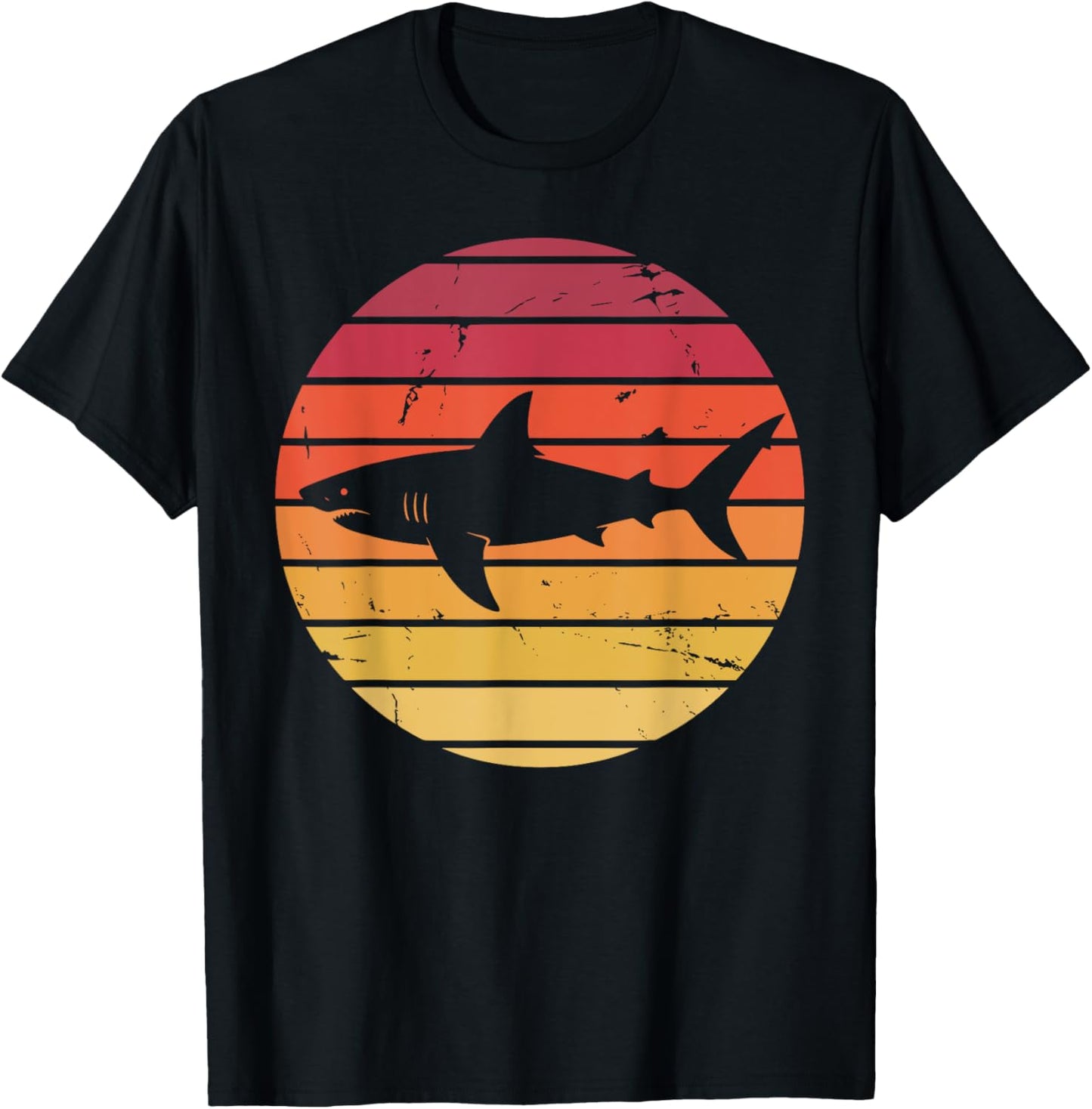 Cool Shark Art For Men Women Kids Boys Girls Shark Lover T-Shirt