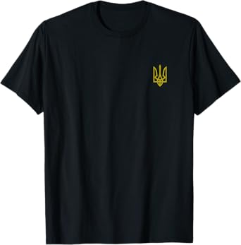 Ukraine Army Trident Symbol Middle Ukrainian Zelensky T-Shirt
