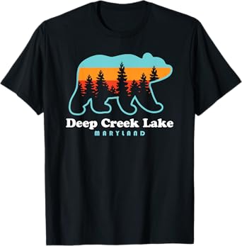 Deep Creek Lake Maryland Bear Deep Creek Lake T-Shirt
