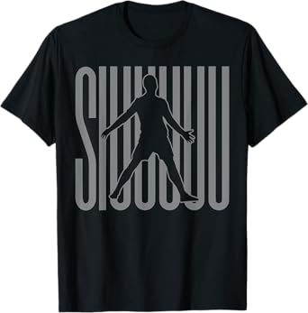 Funny Soccer Football Boys Men Women Soccer Player Siuuu T-Shirt