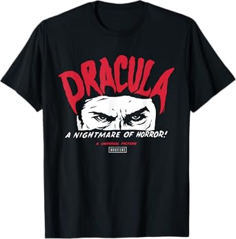 Universal Monsters Dracula A Nightmare of Horror T-Shirt