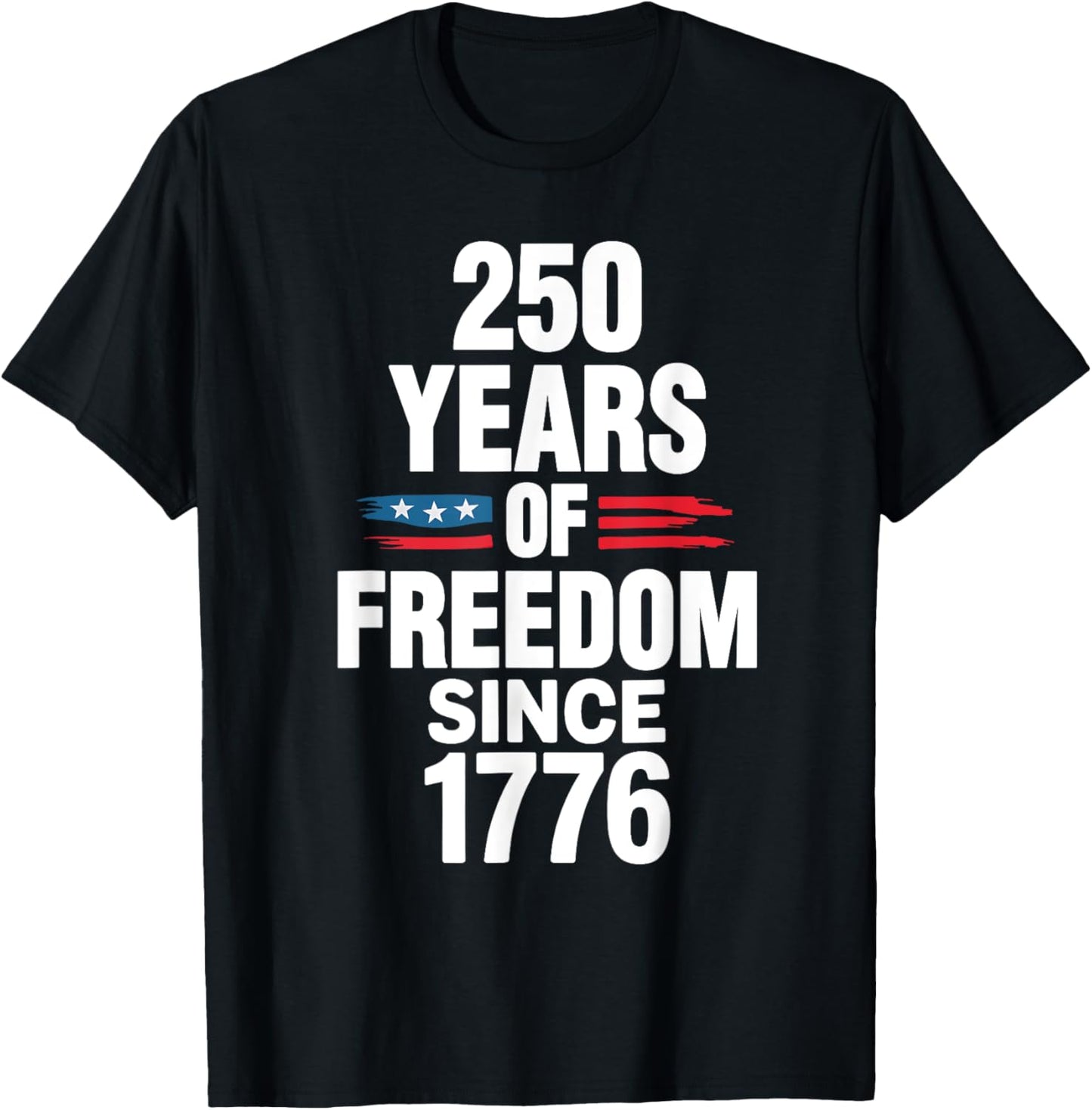 America Semiquincentennial Us Flag 250 Years 4th Of July T-shirt