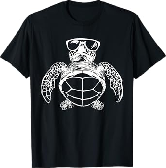 Funny Sea Turtle Sunglasses T-Shirt