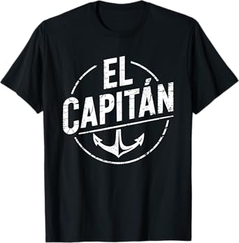 El Capitan Shirt Men Women Anchor Boat Captain Funny Boating T-Shirt
