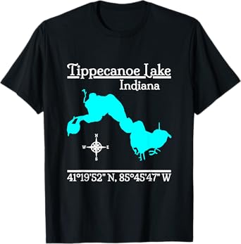 Tippecanoe Lake - Indiana T-Shirt