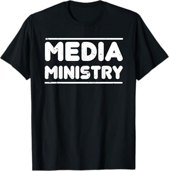 Media Ministry Church Tech Team Christian T-Shirt