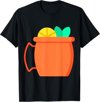 Fun Moscow Mule Cocktail Copper Mug Costume T-Shirt