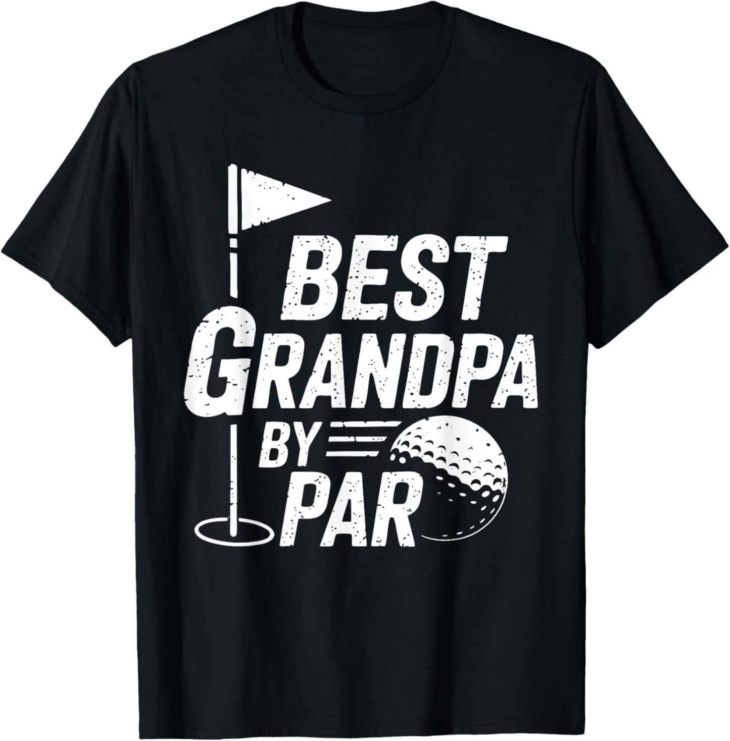 Best Grandpa By Par Shirt Men Papa Golf Lover Fathers Day T-Shirt
