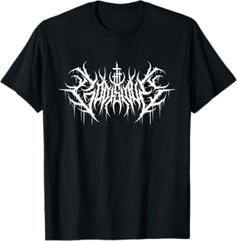 Funny Cross Jesus God Is Love Death Metal Design T-Shirt