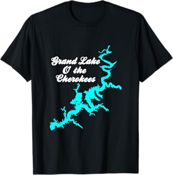 Minimalist Grand Lake of the Cherokees - Oklahoma T-Shirt