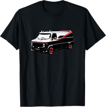 A-Team 80s TV Retro Throwback Truck Van T-Shirt