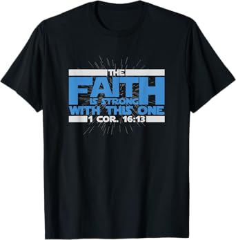 The Faith is Strong With This One - Pastor Gift - Christian T-Shirt