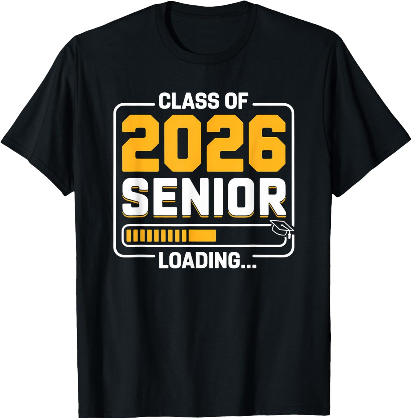 Class of 2026 Senior Loading Progress Graduation Countdown T-Shirt
