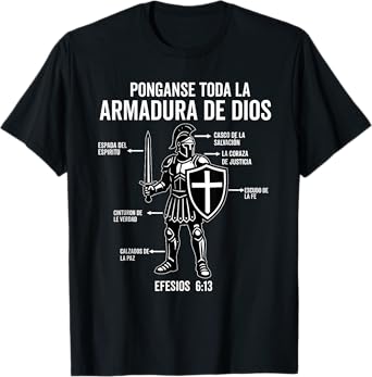 Camiseta cristiana en espanol Versiculo Spanish Christians T-Shirt