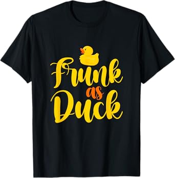 Drunk Frunk As Duck Drinking Memes T-Shirt