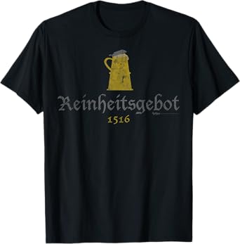 Vintage Reinheitsgebot 1516 Oktoberfest Munich Germany T-Shirt