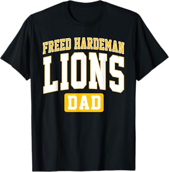 Freed-Hardeman University Lions Dad Arch Vintage Design T-Shirt