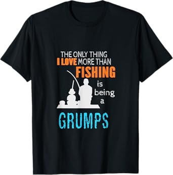 More Than Love Fishing Grumps Special Grandpa T-Shirt