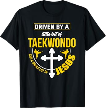 Taekwondo Jesus Shirt Martial Arts Christian Taekwondo T-Shirt