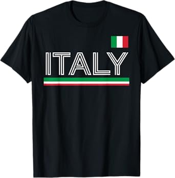 Italy Gift Flag Italy Vintage Italia Italiano Italian T-Shirt