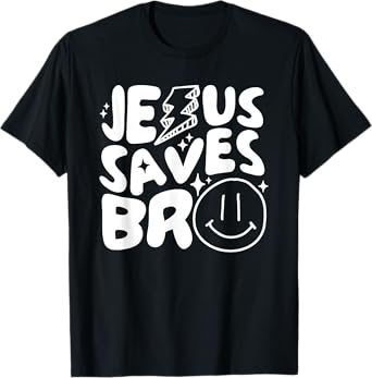 Jesus Saves Bro Kids Religious T-Shirt