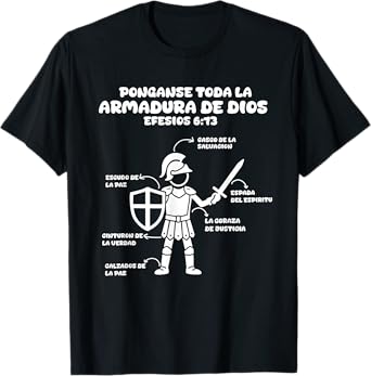 Camiseta cristiana en espanol Versiculo Spanish Christians T-Shirt