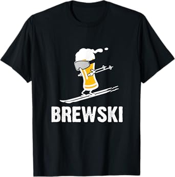Brewski skiing beer T-Shirt