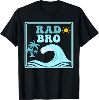 Rad Bro The Big One 1st Birthday Surf Family Matching T-Shirt