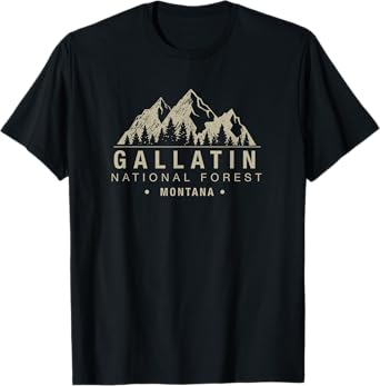 Gallatin National Forest Montana T-Shirt