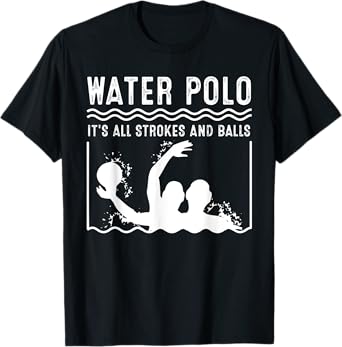 Funny Water Polo Art For Men Boys Water Polo Lover Waterpolo T-Shirt