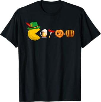 Oktoberfest Germany Flag German Gamer Beer Festival Men Boys T-Shirt