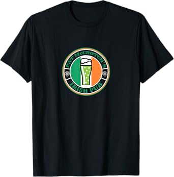 Pat McCrotch's Irish Pub Green Beer St Patricks Day Drinking T-Shirt