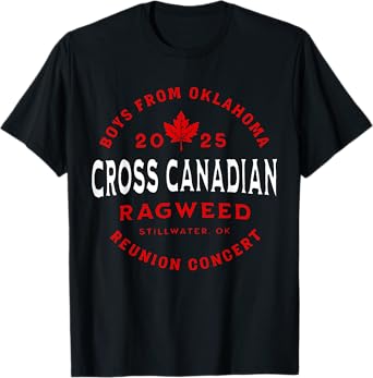 Cross Canadian Ragweed The Boys From Oklahoma T-Shirt