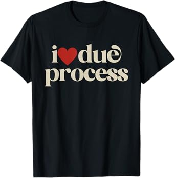I Love Due Process T-Shirt