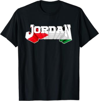 Proud Jordan Flag Jordanian T-Shirt
