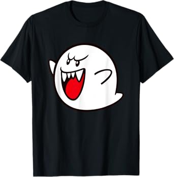 Super Mario Boo Spooky Big Character Icon T-Shirt